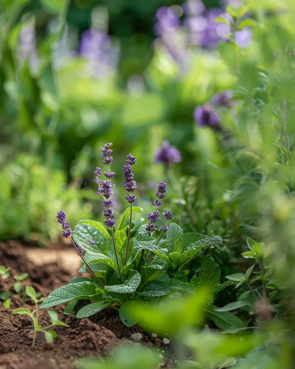 wie man lavendel im gartenbeet anbaut